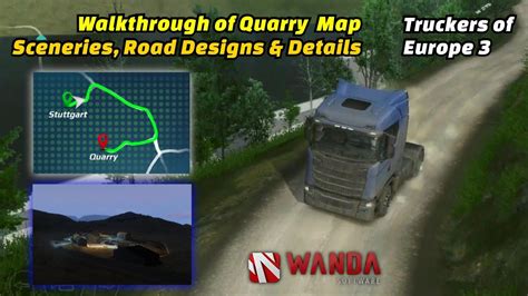 Truckers of Europe 3 - Full Walkthrough of Quarry Map, Stuttgart, New ...