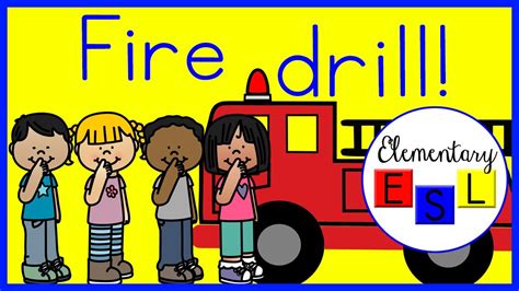 Fire Drill Rules Social Story (with Visuals for ELLs) - YouTube