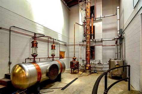 distilling equipment at peerless | The Bourbon Review