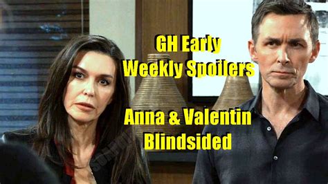 'General Hospital' Early Weekly Spoilers: Anna & Valentin Stunned ...