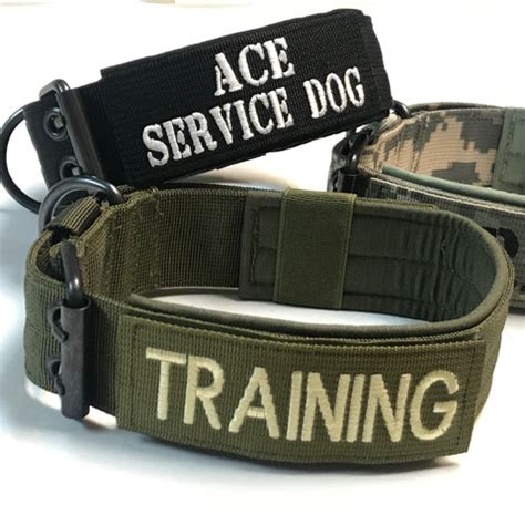 Personalized Tactical Dog Collar Custom Military Style dog Collar K9 C ...