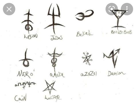 Pin by Alysia Riddle on Halloween | Demon symbols, Satanic tattoo symbols, Incubus tattoo