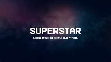 Superstar Font Family : Download Free for Desktop & Webfont