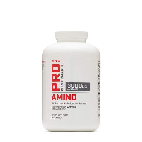 GNC Pro Performance Amino 3000 Mg - 240 Softgels