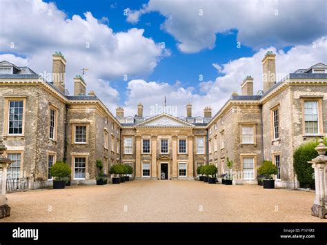 The front of Althorp house, seat of Earl Spencer and childhood home of ...