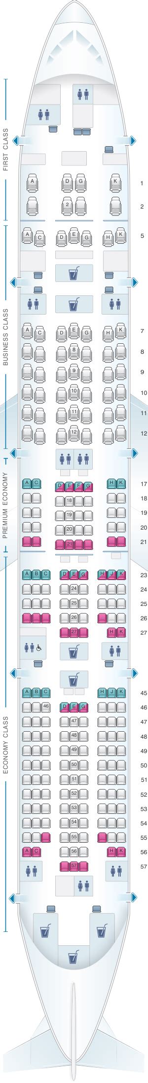 Seat Map Japan Airlines (JAL) Boeing B777 300ER W84 | SeatMaestro