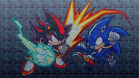 Sonic Battle: Sonic vs Shadow[1] by Light-Rock on DeviantArt