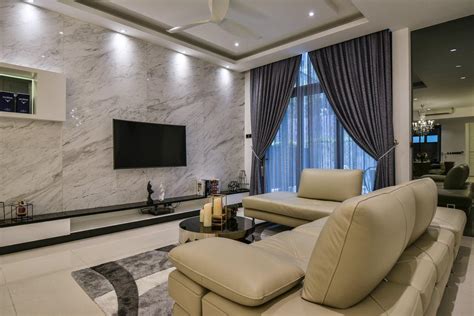 White Marble Wall Living Room : The living room is your home's centre.