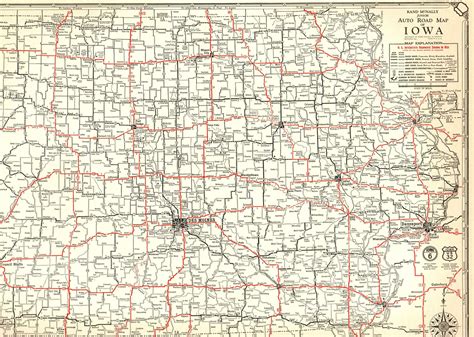 Road Map Of Eastern Iowa