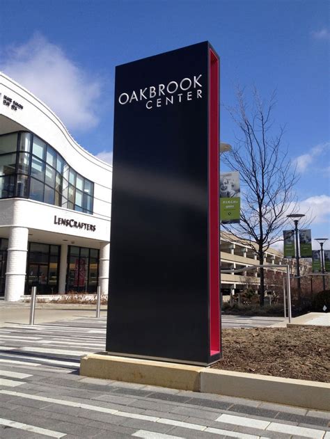 Oakbrook Center, Simple, elegant: what all signage should be! … | Outdoor signage, Signage ...