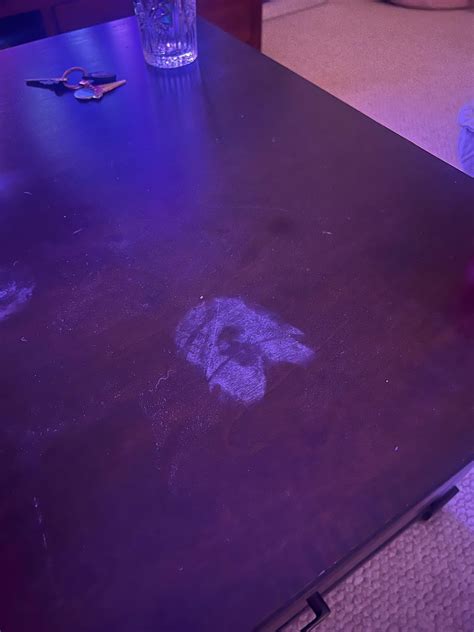 What is this stain on my wooden coffee table? : r/CleaningTips