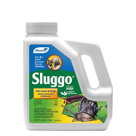 2.5 lb. Sluggo Snail and Slug Control-LG6500 - The Home Depot