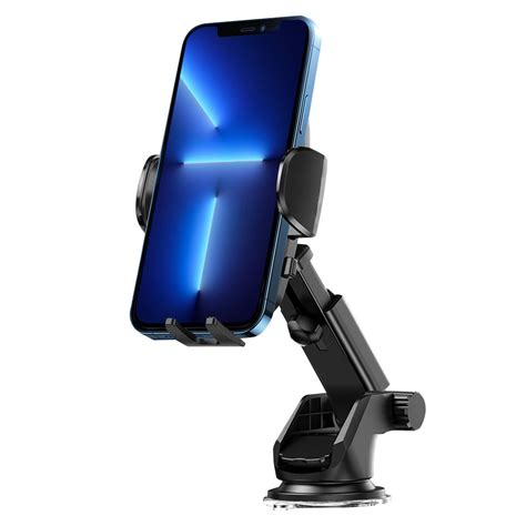 Universal Car Phone Holder Dashboard Windshield Phone Mount for iPhone Samsung | eBay
