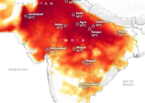 The urban heat island effect is causing Indian cities to cool down slower than surrounding areas