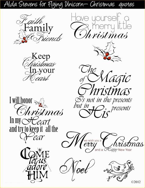 Free Printable Religious Business Card Templates Of Flying Unicorn Christmas Tags with Digi Goo ...