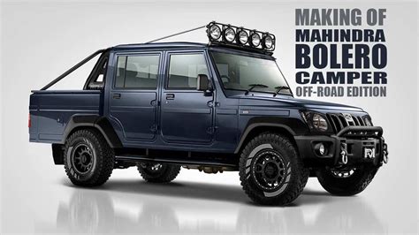 Mahindra Bolero Camper Off-Road Edition Rendering - Making Video | SRK Designs | Offroad, Bolero ...