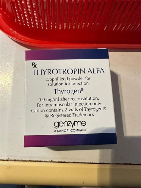 Sanofi Thyrogen Anti Cancer Injection, Storage: Cold Storage, Packaging: Carton at Rs 50000/vial ...