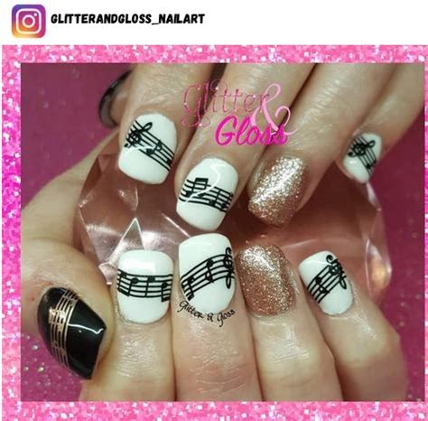 53 Musical Notes Nail Art Designs - Nerd About Town