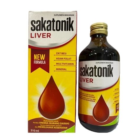 Sakatonik Liver Sirup 310 ML - Suplemen Penambah Darah - LIFEPACK | Lifepack.id