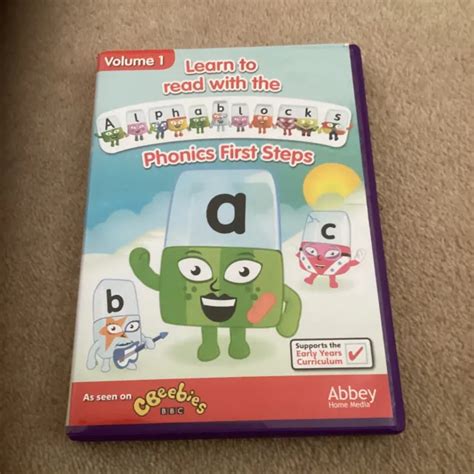 LEARN TO READ With Alphablocks - Phonics First Steps Volume 1 [DVD] - DVD 2SVG £5.99 - PicClick UK