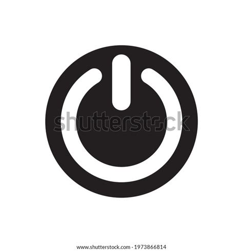 Power Button Icon Vector Symbol Stock Vector (Royalty Free) 1973866814 ...