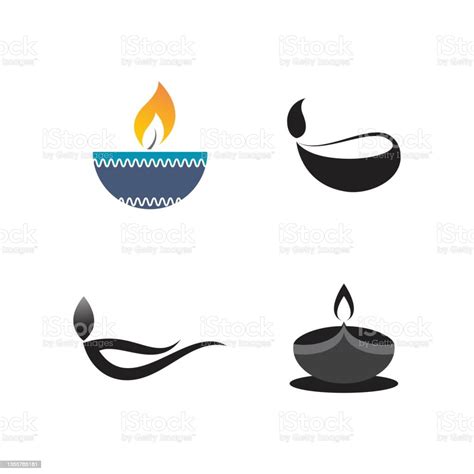 Diwali Logo Vector Stock Illustration - Download Image Now - Beauty ...