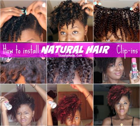 How to Install Natural Hair Clip Ins