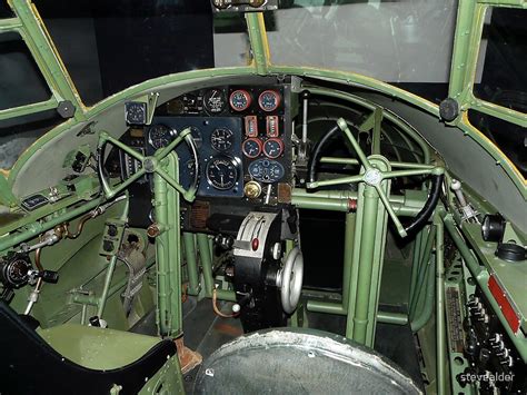 "Avro Anson Cockpit" by stevealder | Redbubble