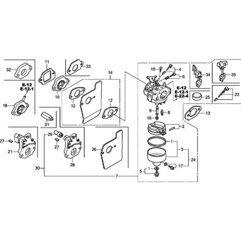 Carburetor Assembly for Honda GCV160 (GJAW) Engines | L&S Engineers