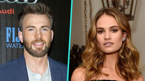 Chris Evans & Lily James Spotted Together On Night Out In London [Video]