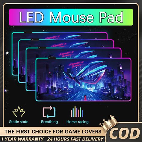 RGB Gaming Mouse Pad Mouse Pad Large 90x40CM Long Mouse Pad Desk Pad ...