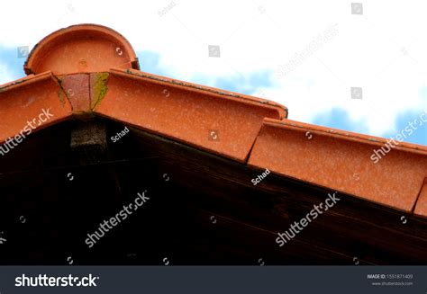 Modern Tiled Roof Verge Tiles Ridge Stock Photo 1551871409 | Shutterstock