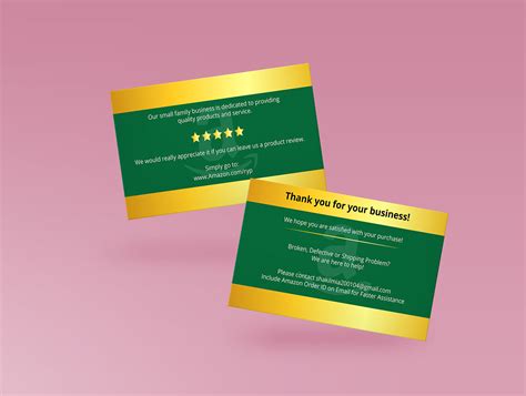 Amazon Thank You Card :: Behance