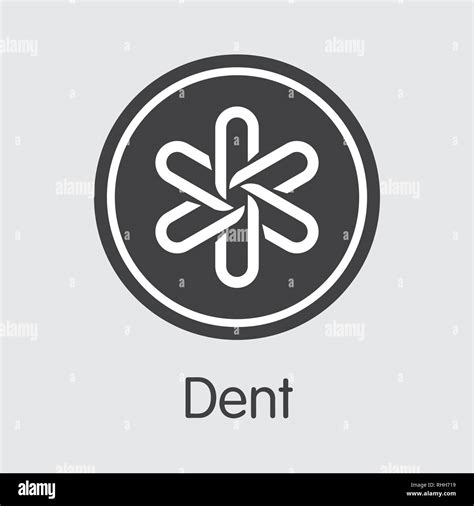 DENT - Dent. The Logo of Cryptocurrency or Market Emblem Stock Vector ...