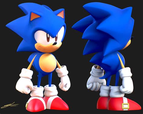 Sonic The Hedgehog 3d Model Sketchfab