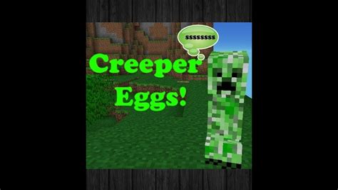 Minecraft Pocket Edition- Creeper Eggs Mod! - YouTube