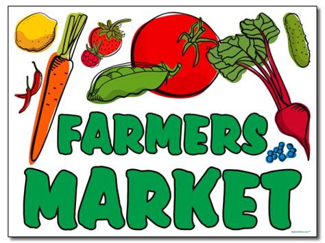 Farmers Market Yard Sign - Full Color