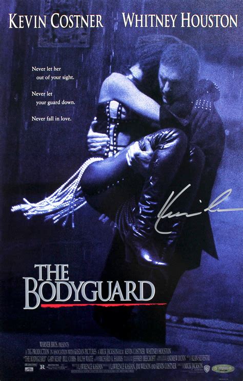 Kevin Costner Autographed Bodyguard 11x17 Mini Movie Poster