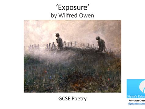 GCSE Poetry: ‘Exposure’ by Wilfred Owen | Teaching Resources