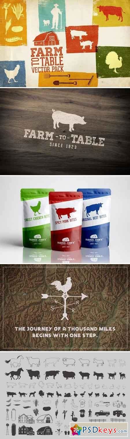 Farm to Table Vector Pack Volume 1 1269645