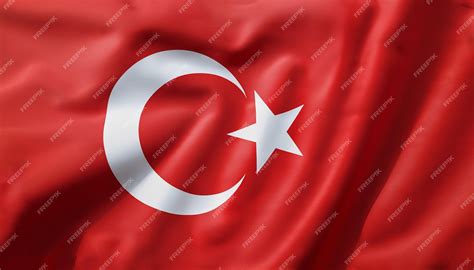 Premium AI Image | flag of turkey