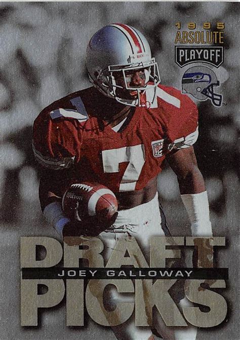 Joey Galloway football card (Ohio State Buckeyes) 1995 Playoff Absolute ...