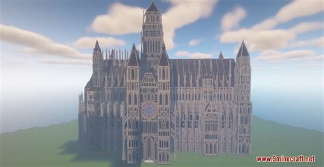 Gothic Cathedral Map (1.19.2, 1.18.2) - Elegant Church Architecture - Mc-Mod.Net