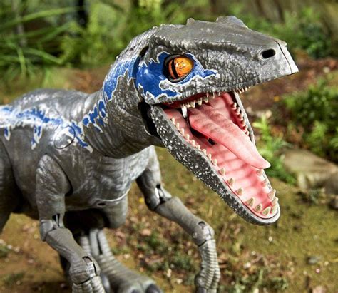 Mattel Announce Incredible Jurassic World Interactive and Trainable Velociraptor Blue ...