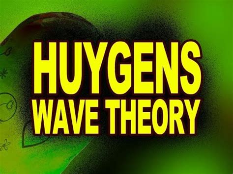 Huygens Wave Theory | Physics Animation - YouTube