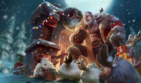 ArtStation - Santa Braum, crow god | League of legends, Braum's, Champions league of legends