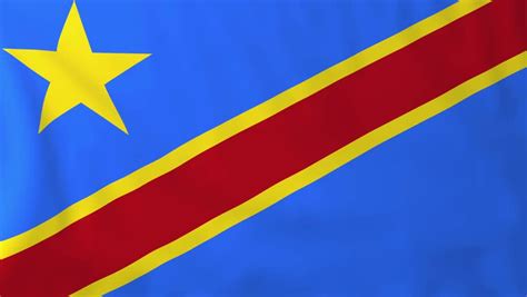 Democratic Republic Of Congo Flag Stock Footage Video - Shutterstock