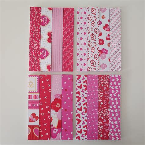 My Valentine DIY Paper Chain Kits 4 Kit Variations to - Etsy