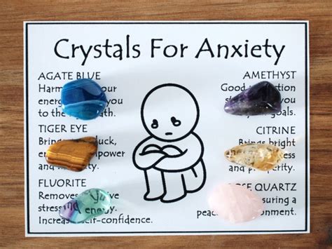 Anxiety Crystals Set Anxiety Crystals Crystals for Anxiety | Etsy