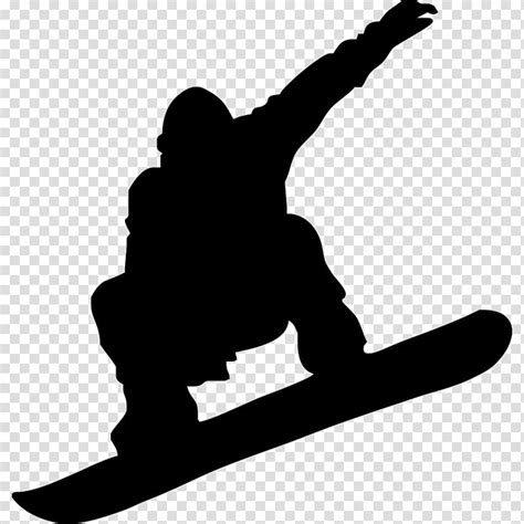 Jumping Snowboarder Silhouette Clip Art | Silhouette clip art - Clip Art Library
